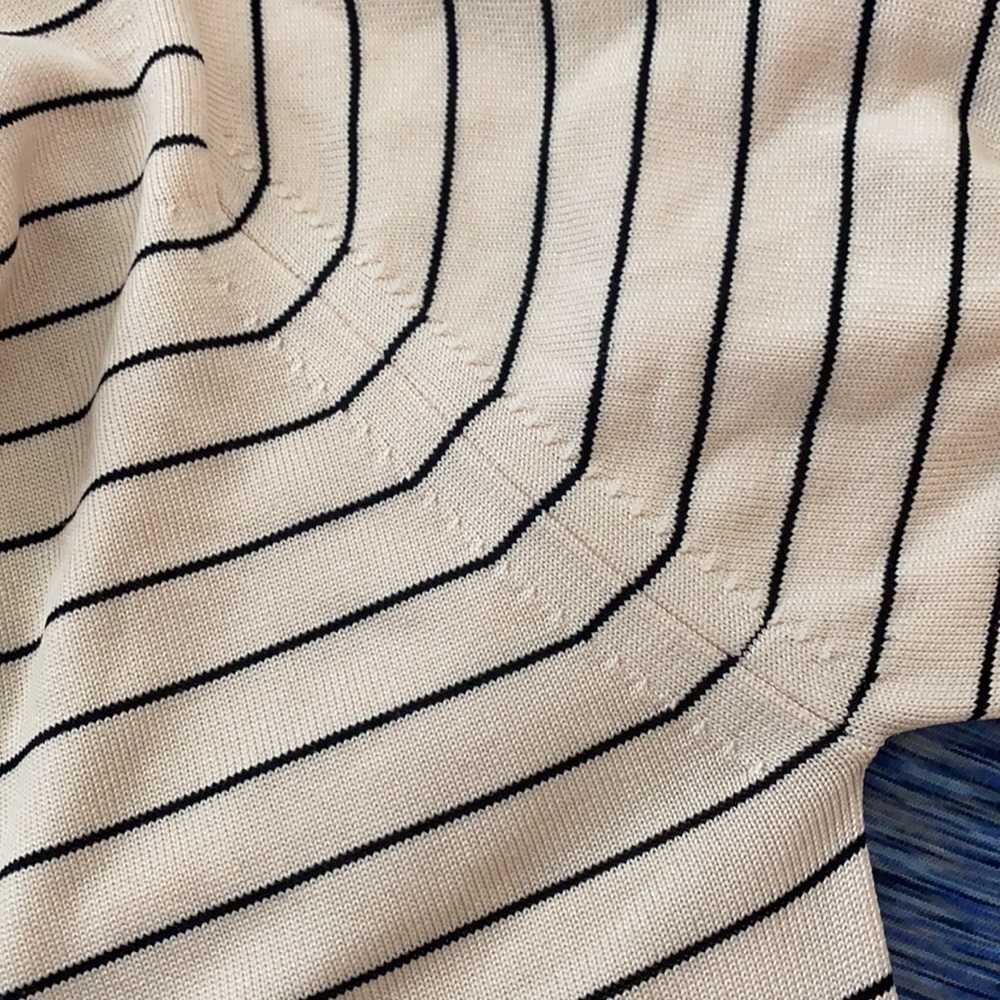 Givenchy Sport Yellow Striped button down Sweater size S - Picture 12 of 12